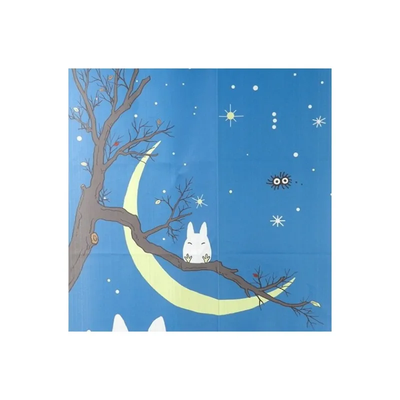 Maison Ghibli Curtains Totoro Winter Sky - My Neighbor Totoro | Wall Decoration