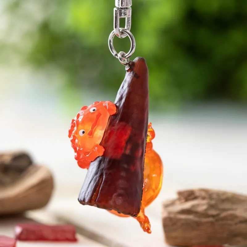 Maison Ghibli 3D Keychains Calcifer - Howl’s Moving Castle | Keychains