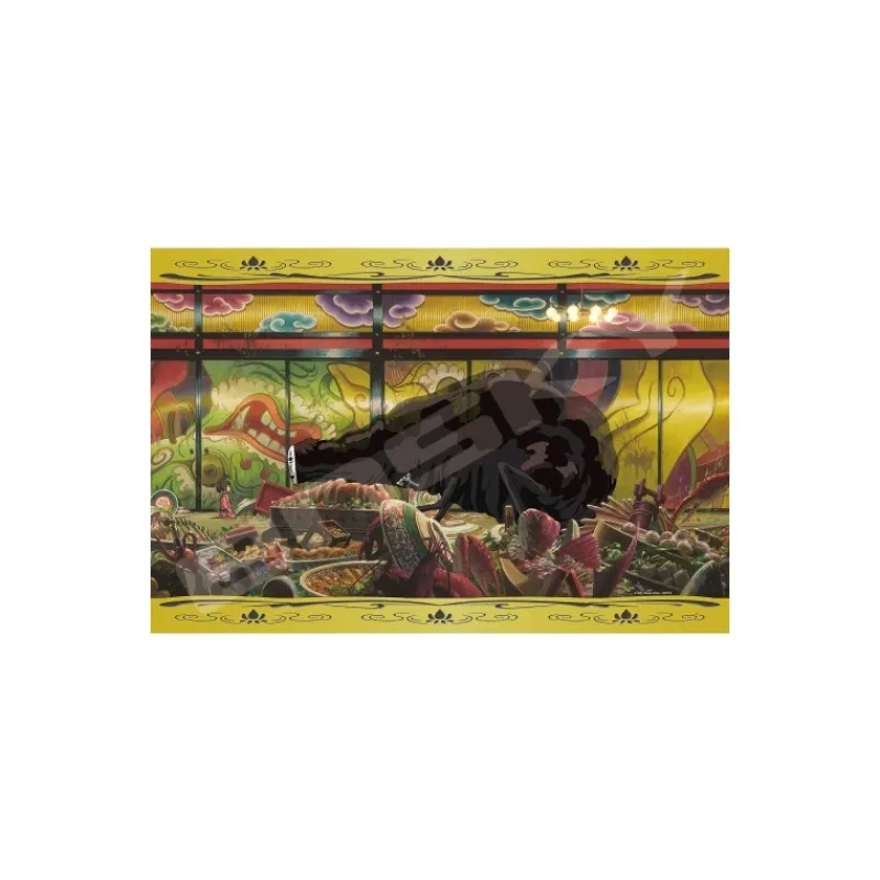 Maison Ghibli Deluxe Foil Puzzle 1000P After the Feast - Spirited Away | Jigsaw Puzzle
