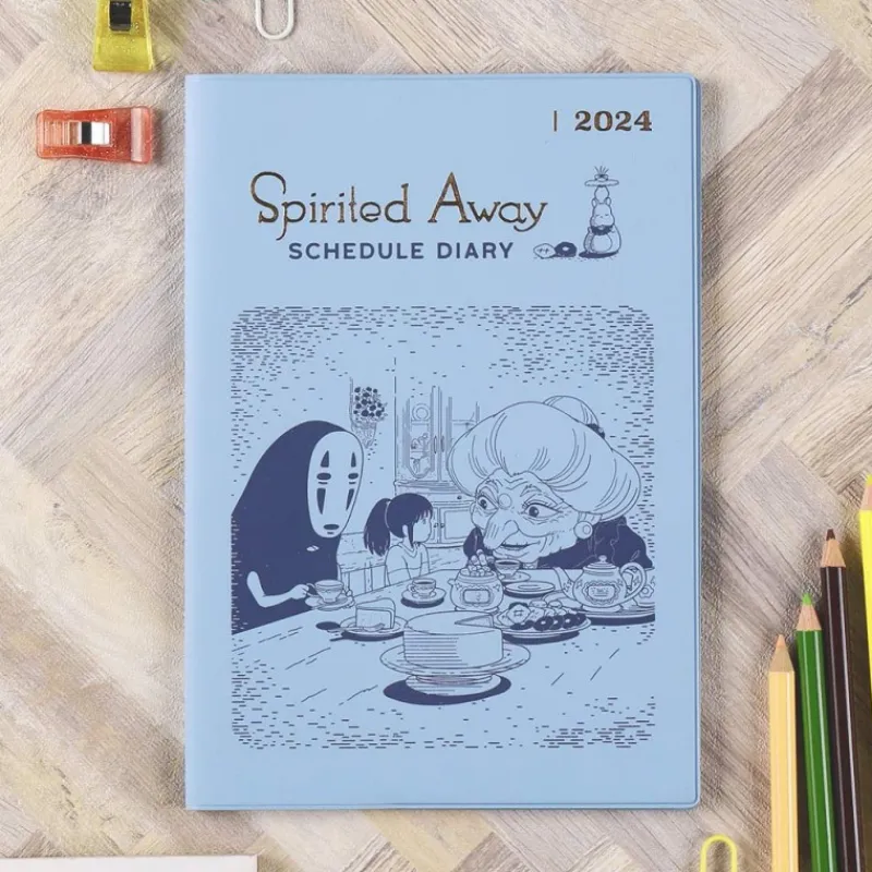 Maison Ghibli 2024 Diary Tea time - Spirited Away | Schedule Diaries And Calendars
