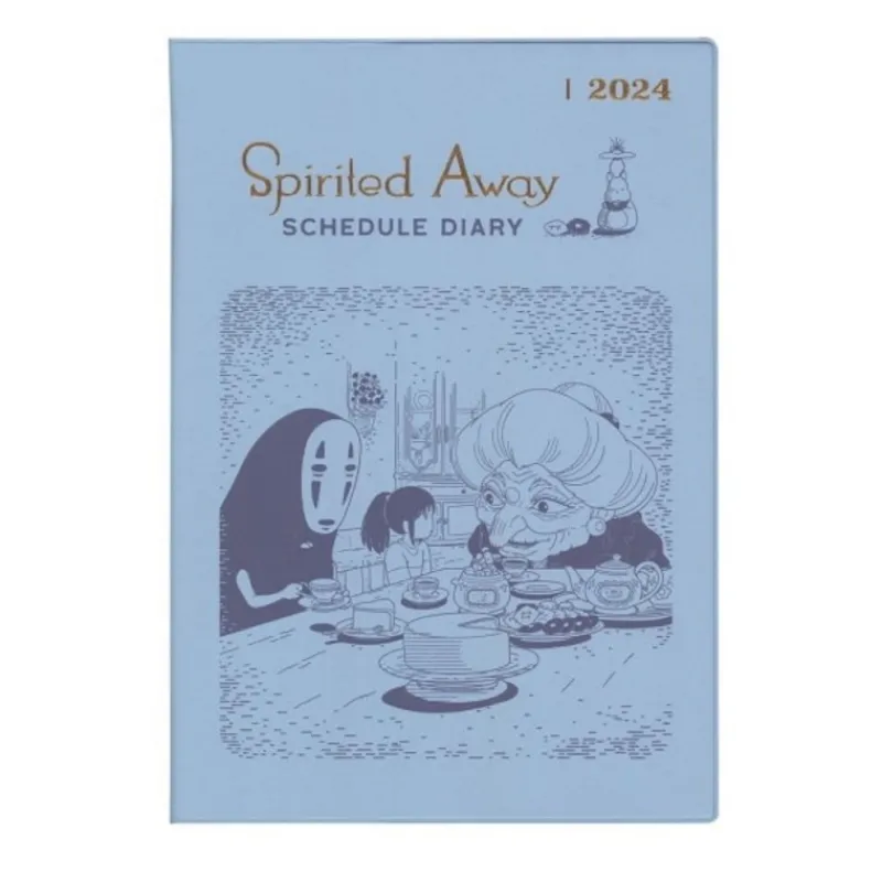 Maison Ghibli 2024 Diary Tea time - Spirited Away | Schedule Diaries And Calendars