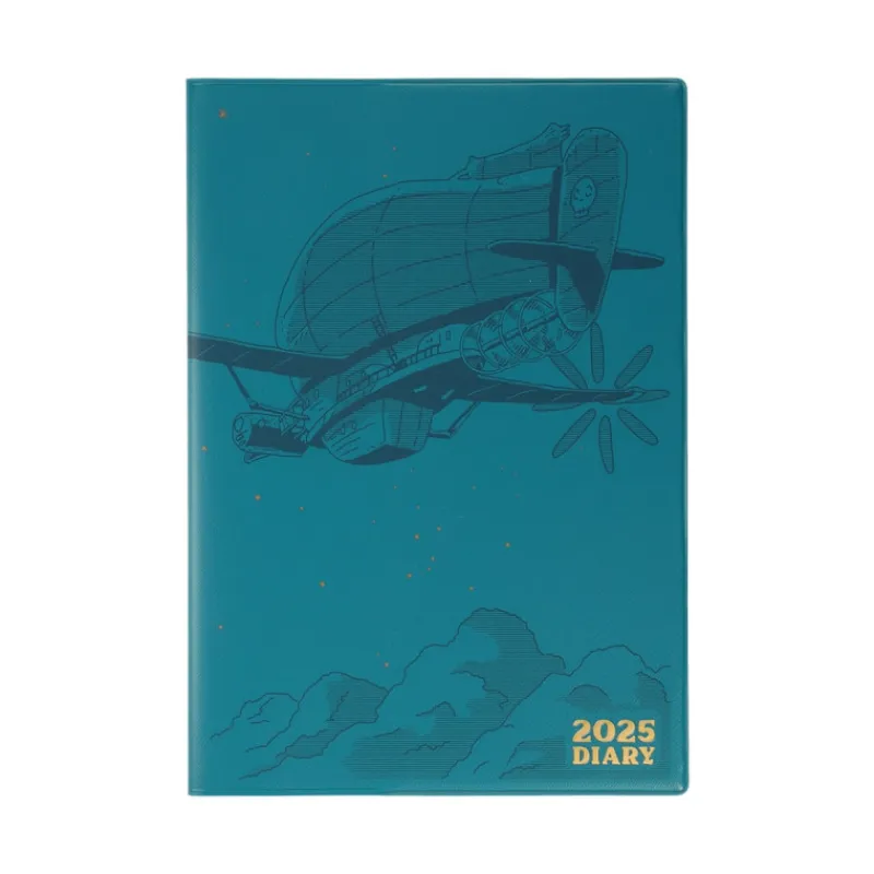 Maison Ghibli 2025 Diary Tiger Moth - Castle in the Sky | Schedule Diaries And Calendars