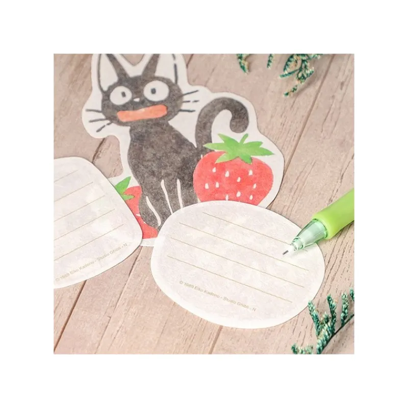 Maison Ghibli Die-Cut Mini Letterset Kiriko Café - Kiki's Delivery Service | Postcards And Letter Papers
