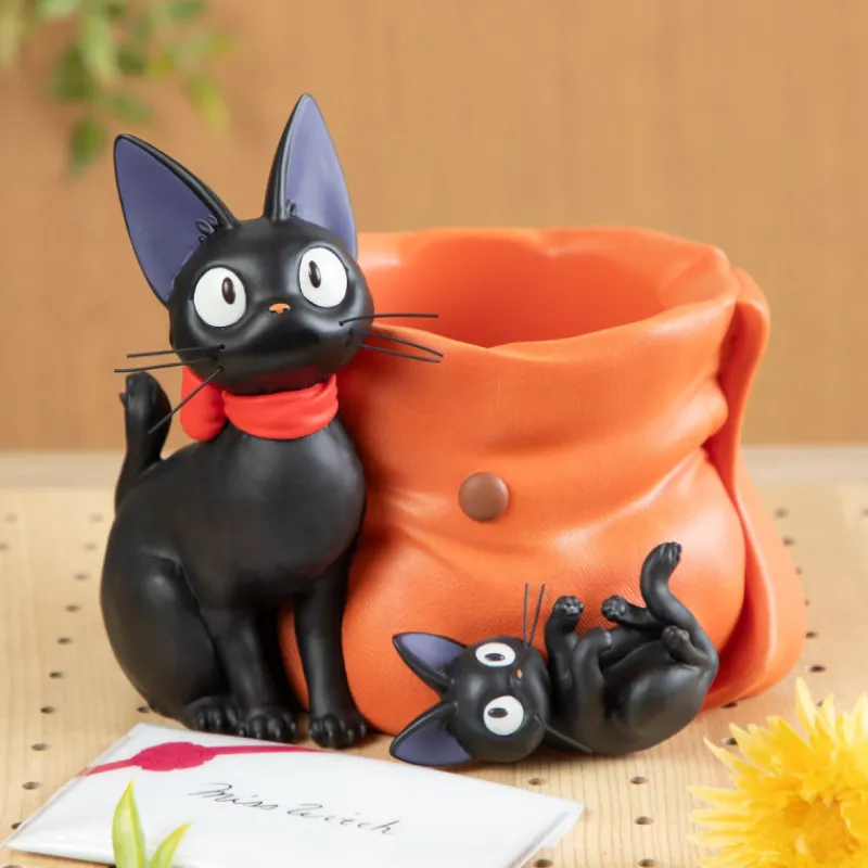 Maison Ghibli Diorama Planter Jiji and pouch - Kiki’s Delivery Service | Décoration