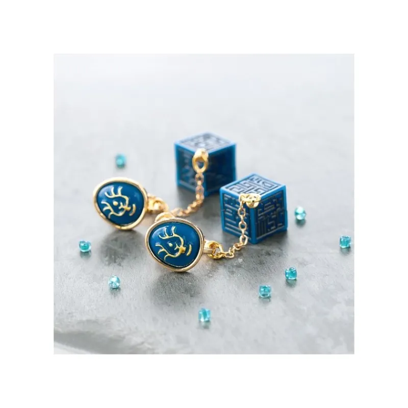 Maison Ghibli Earrings Accessory Series Volucite crystal & Keystone - Castle in the | Jewellery