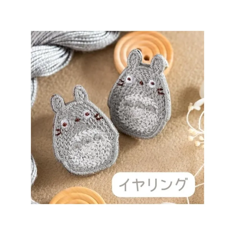 Maison Ghibli Earrings Embroidery serie Totoro - My Neighbour Totoro | Jewellery