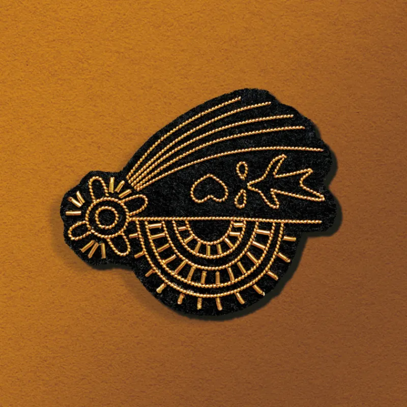 Maison Ghibli Embroidered Jewel Brooch Spell - Howl’s Moving Castle | Pins