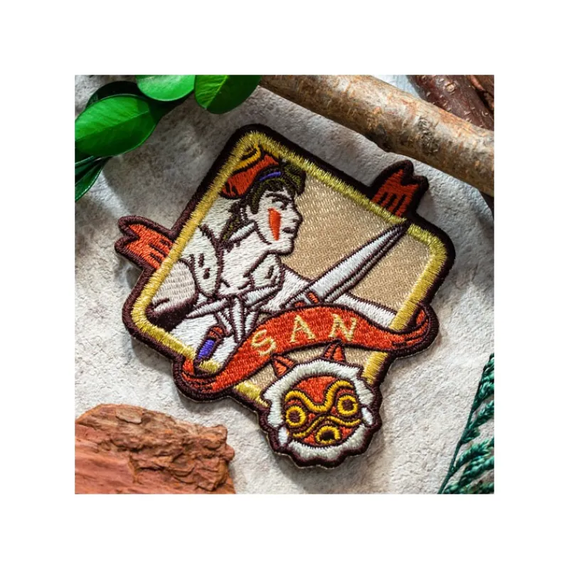 Maison Ghibli Embroidery badge sticker San - Princess Mononoke | Badges