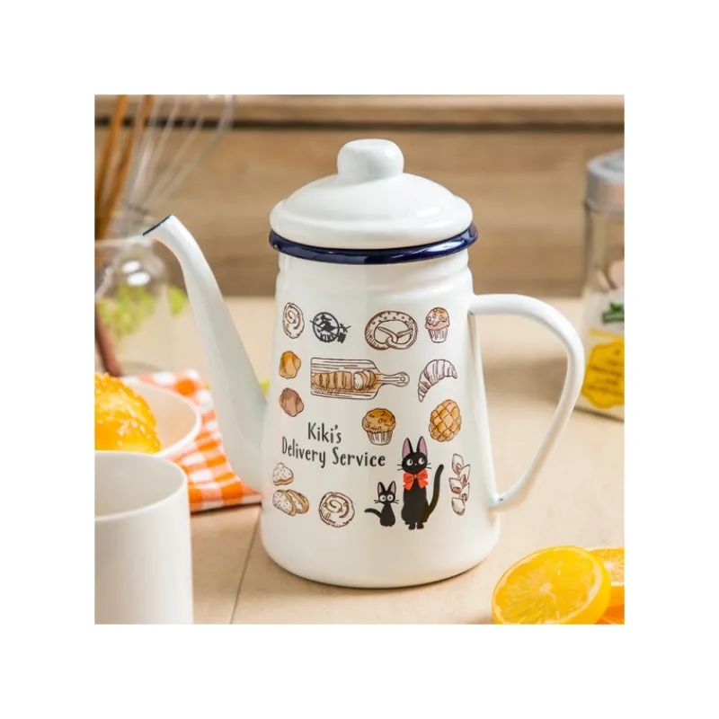 Maison Ghibli Enamel Tea Pot Viennese pastries 1,1l - Kiki's Delivery Service | Kitchenware