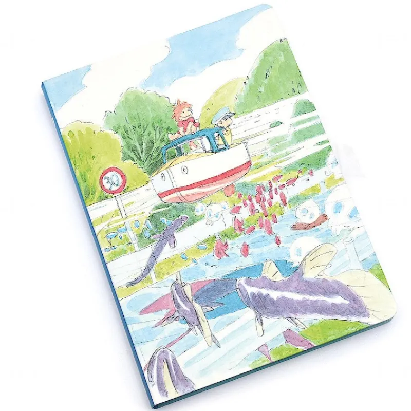 Maison Ghibli Flexi Journal Ponyo & Sosuke - Ponyo on the Cliff | Notebooks And Notepads