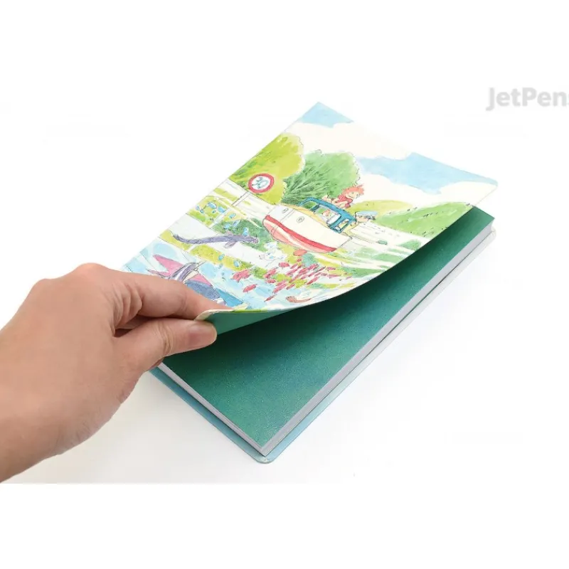 Maison Ghibli Flexi Journal Ponyo & Sosuke - Ponyo on the Cliff | Notebooks And Notepads