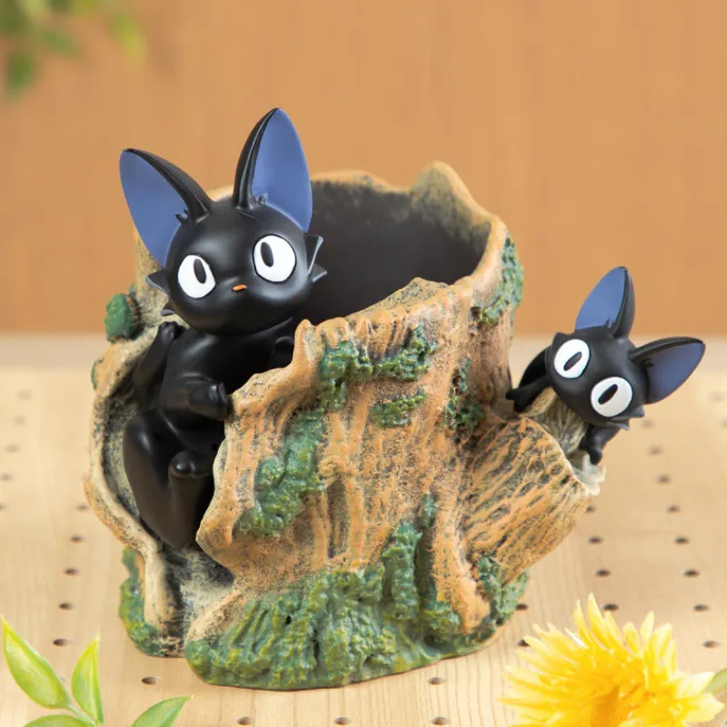 Maison Ghibli Flower Pot Jiji Hide and Seek - Kiki's Delivery Service | Décoration