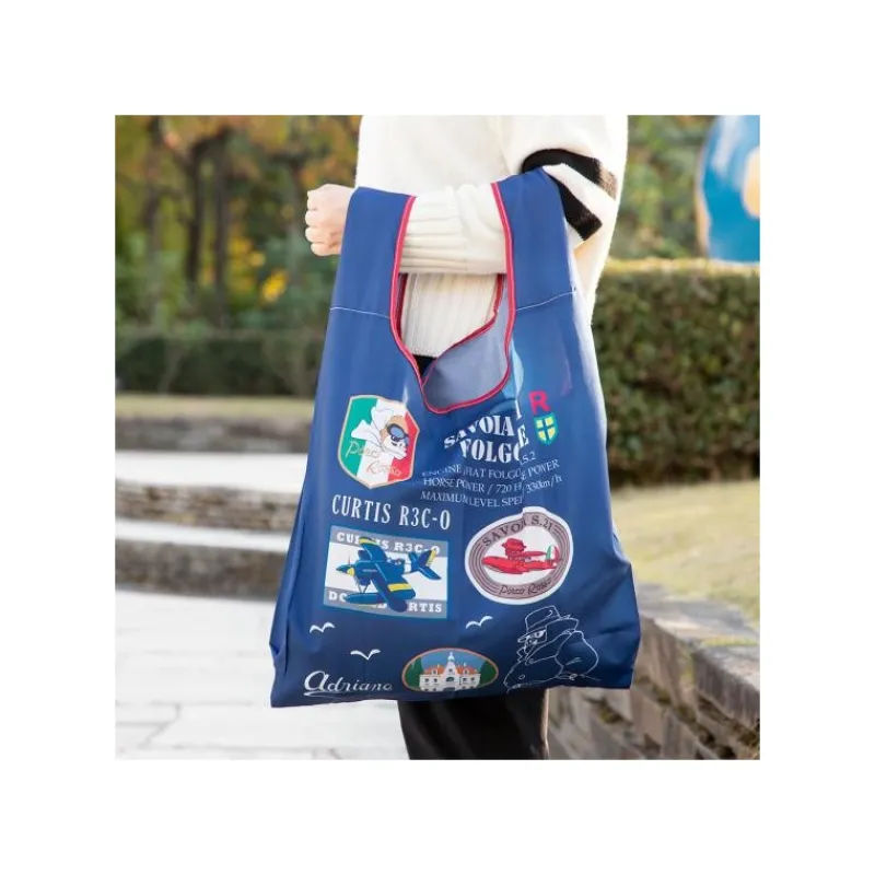Maison Ghibli Foldable bag patch Porco - Porco Rosso | Bags