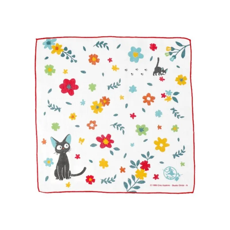 Maison Ghibli GAUZE HANDKERCHIEF FLOWER CANDY - KIKI’S DELIVERY SERVICE | Outfits