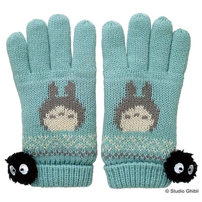 Maison Ghibli GLOVES TOTORO BLUE WINTER-MY NEIGHBOR TOTORO | Outfits