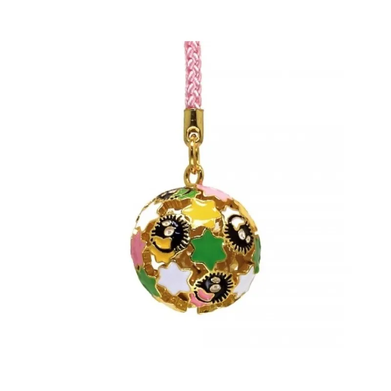 Maison Ghibli Golden Ring Bell With Strap Soot Sprites and Candy - Spirited Away | Straps