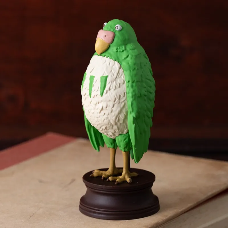 Maison Ghibli Green Parakeet Figurine - The Boy and the Heron | Figurines