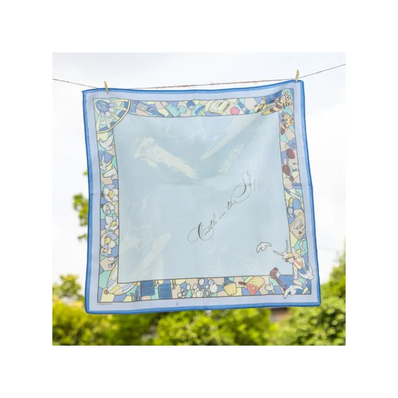 Maison Ghibli Handkerchiefs blue Wind path - Castle in the Sky | Outfits