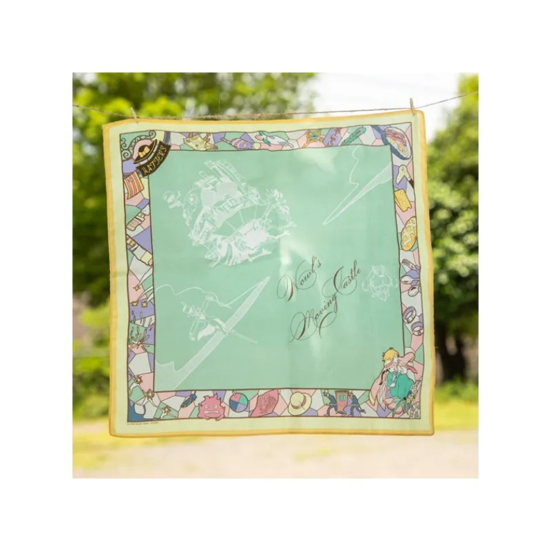 Maison Ghibli Handkerchiefs deep green Wind path - Howl's Moving Castle | Outfits
