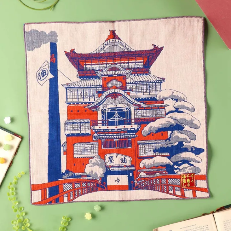 Maison Ghibli Imabari Handkerchief Arubaya’s Palace 40x40 cm - Spirited Away | Outfits