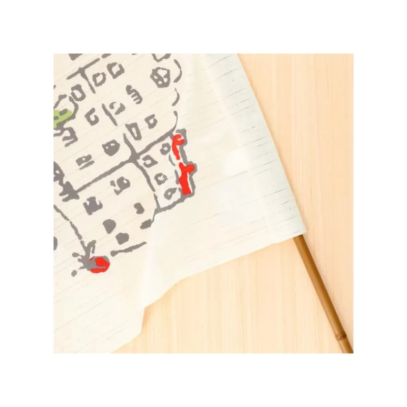 Maison Ghibli Japanese Curtain Jiji and his kids - Kiki's Delivery Service | Wall Decoration