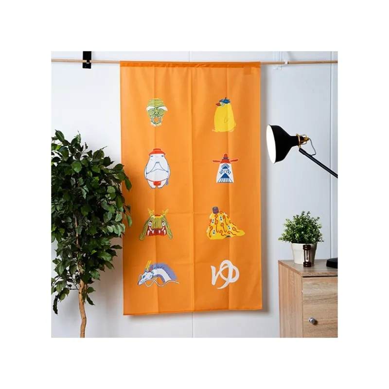 Maison Ghibli Japanese Curtain Kichijo Yellow - Spirited Away | Wall Decoration