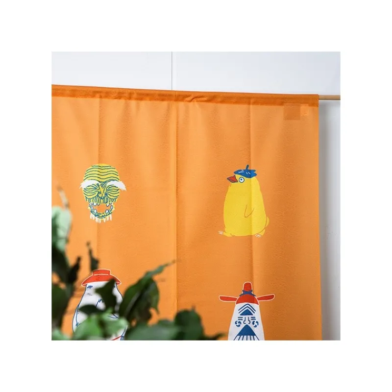 Maison Ghibli Japanese Curtain Kichijo Yellow - Spirited Away | Wall Decoration