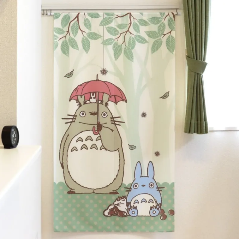 Maison Ghibli Japanese Curtain Totoro umbrella - My Neighbor Totoro | Wall Decoration