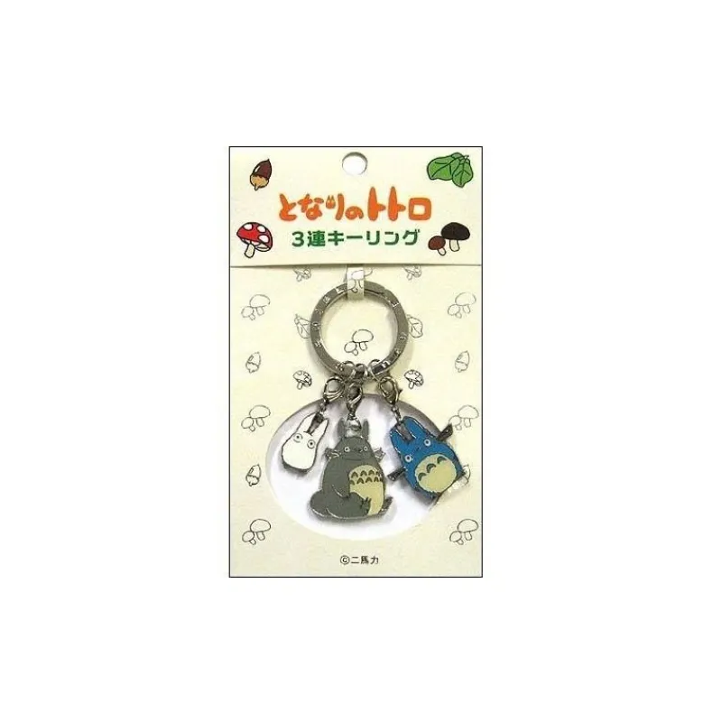 Maison Ghibli Key Holder Totoro 3 Pieces - My Neighbor Totoro | Keychains