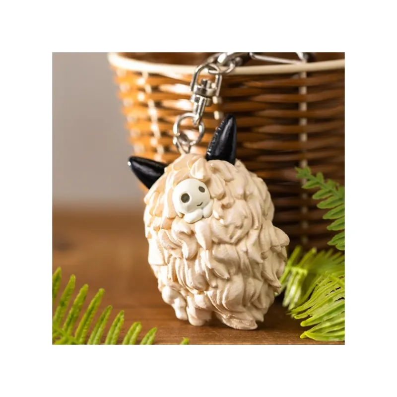 Maison Ghibli Keychain San’s Mask and Kodama - Princess Mononoke | Keychains