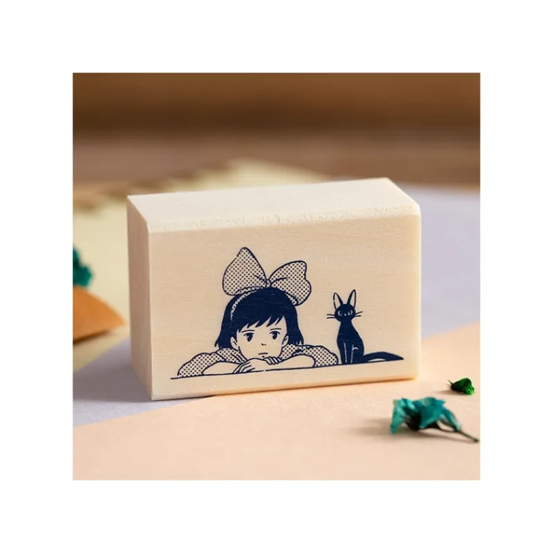 Maison Ghibli Kiki & Jiji Wood stamp - Kiki'S Delivery Service | Small Equipment