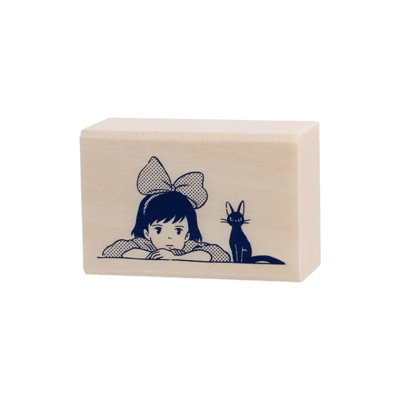 Maison Ghibli Kiki & Jiji Wood stamp - Kiki'S Delivery Service | Small Equipment