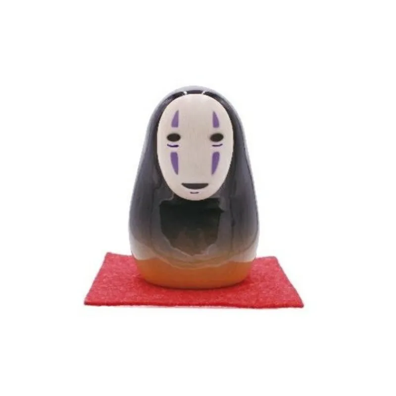 Maison Ghibli Laquered Wood No Face Statue - Spirited Away | Statues