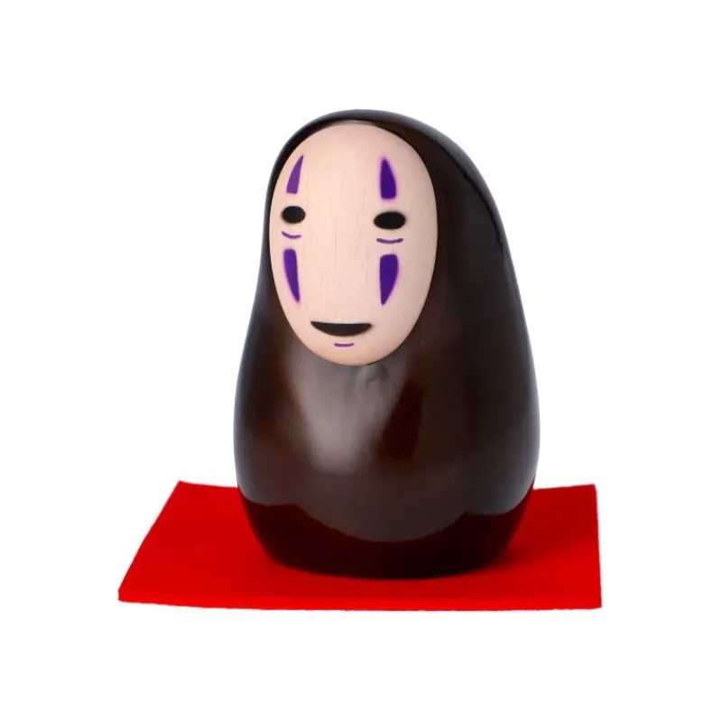 Maison Ghibli Laquered Wood No Face Statue - Spirited Away | Statues