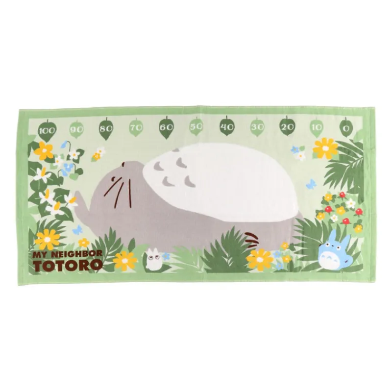 Maison Ghibli Large Scale Towel Totoro takes a break 60x120 cm - My Neighbor Totoro | Household Linen