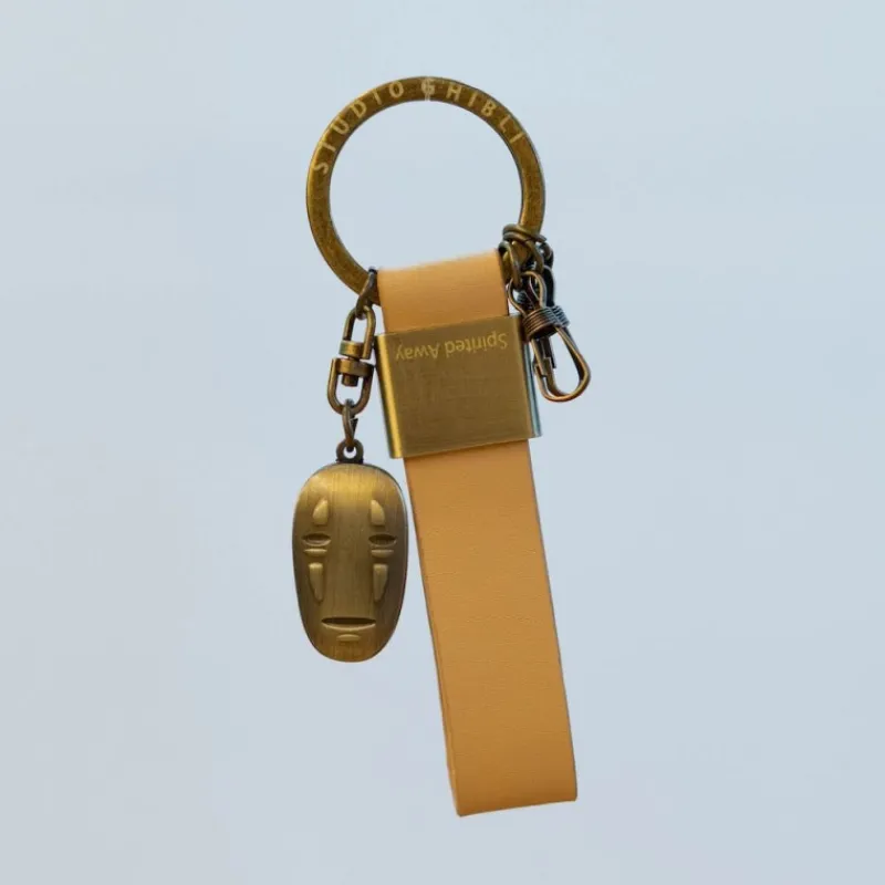Maison Ghibli Leather Key Chain No Face - Spirited Away | Keychains