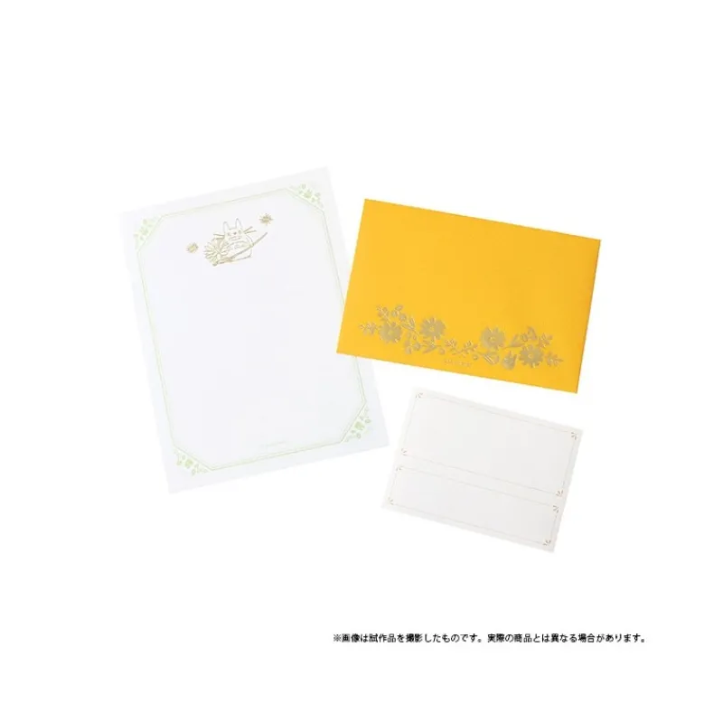 Maison Ghibli Letter Set Flowers - My Neighcor Tortoro | Postcards And Letter Papers