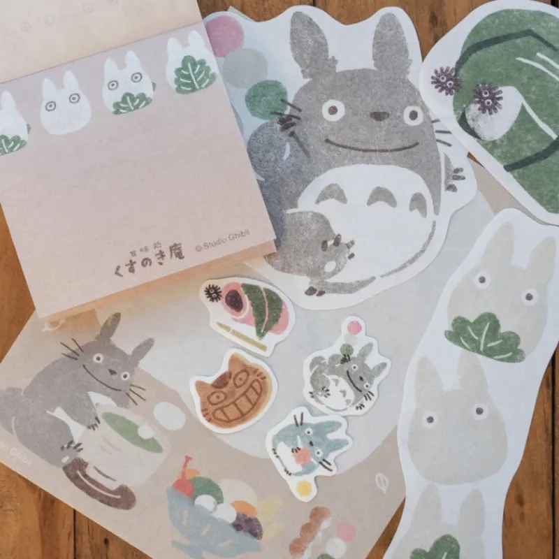 Maison Ghibli Letterset Japanese Sweets - My Neighbor Totoro | Postcards And Letter Papers