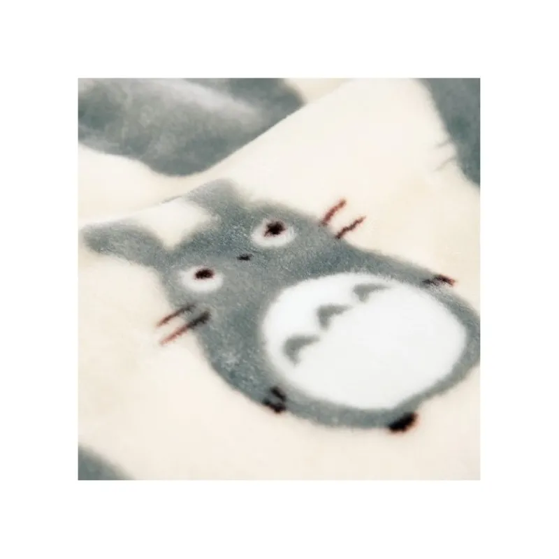Maison Ghibli Long blanket Big Totoro Silhouette 200x140 cm - My Neighbor Totoro | Household Linen