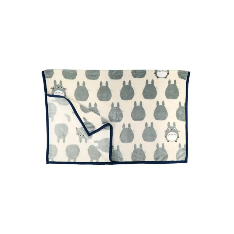 Maison Ghibli Long blanket Big Totoro Silhouette 200x140 cm - My Neighbor Totoro | Household Linen