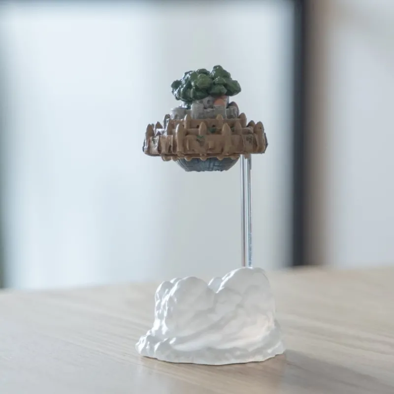 Maison Ghibli Magnetic Paper Clip Holder Flying Castle - Castle in the Sky | Statues