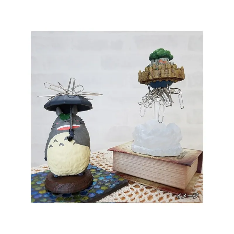 Maison Ghibli Magnetic Paper Clip Holder Flying Castle - Castle in the Sky | Statues