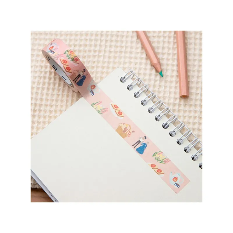 Maison Ghibli Masking Tape Break Time Flowers - Howl's Moving Castle | Small Equipment