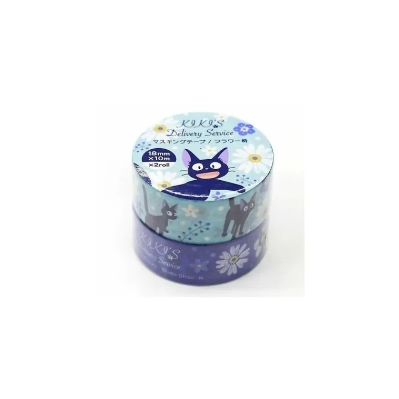 Maison Ghibli MASKING TAPE SET KIKI FLOWER PATTREN- KIKI'S DELIVERY SERVICE | Small Equipment