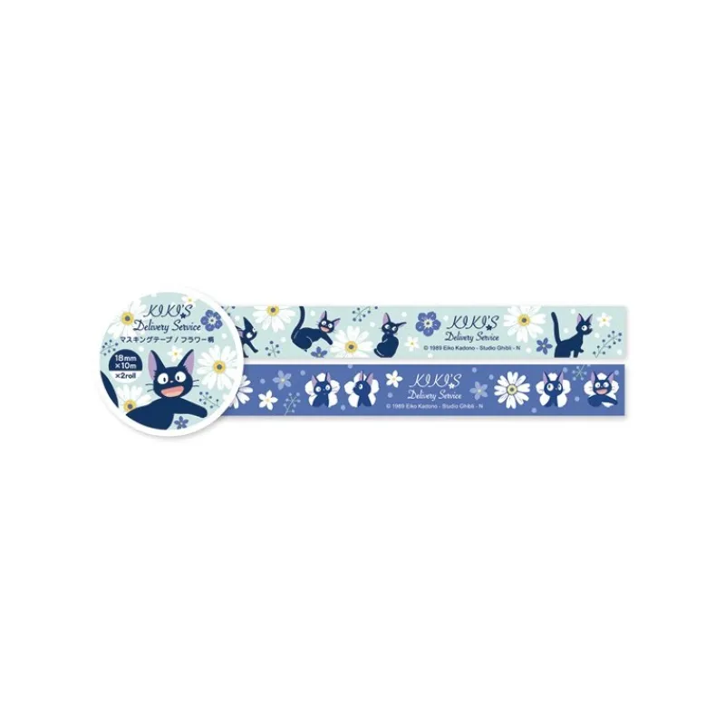 Maison Ghibli MASKING TAPE SET KIKI FLOWER PATTREN- KIKI'S DELIVERY SERVICE | Small Equipment