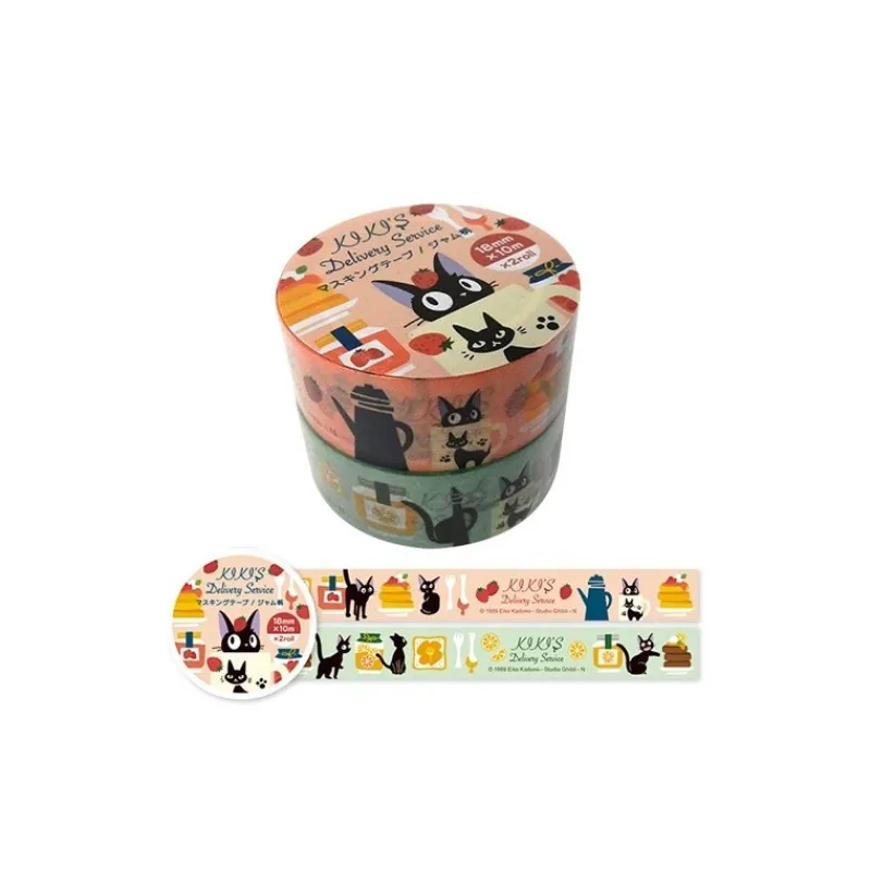 Maison Ghibli MASKING TAPE SET KIKI JAM PATTERN - KIKI'S DELIVERY SERVICE | Small Equipment
