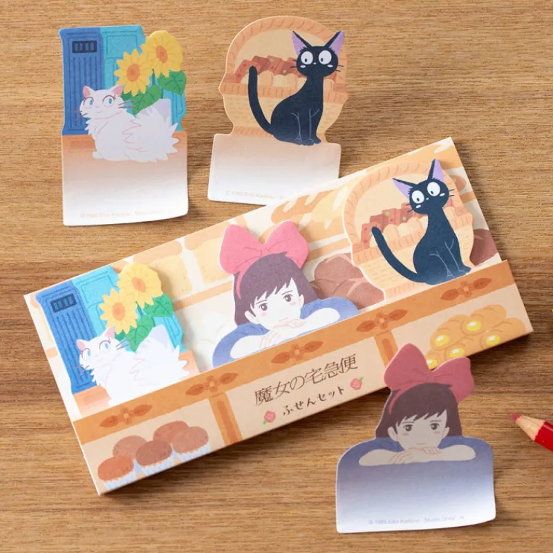 Maison Ghibli Memo Set Kiki, Jiji & Licy - Kiki’s Delivery Service | Small Equipment