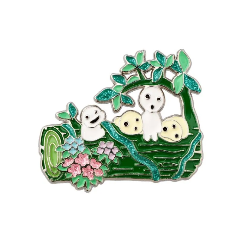 Maison Ghibli Metal Brooch Kodama - Princess Mononoke | Pins