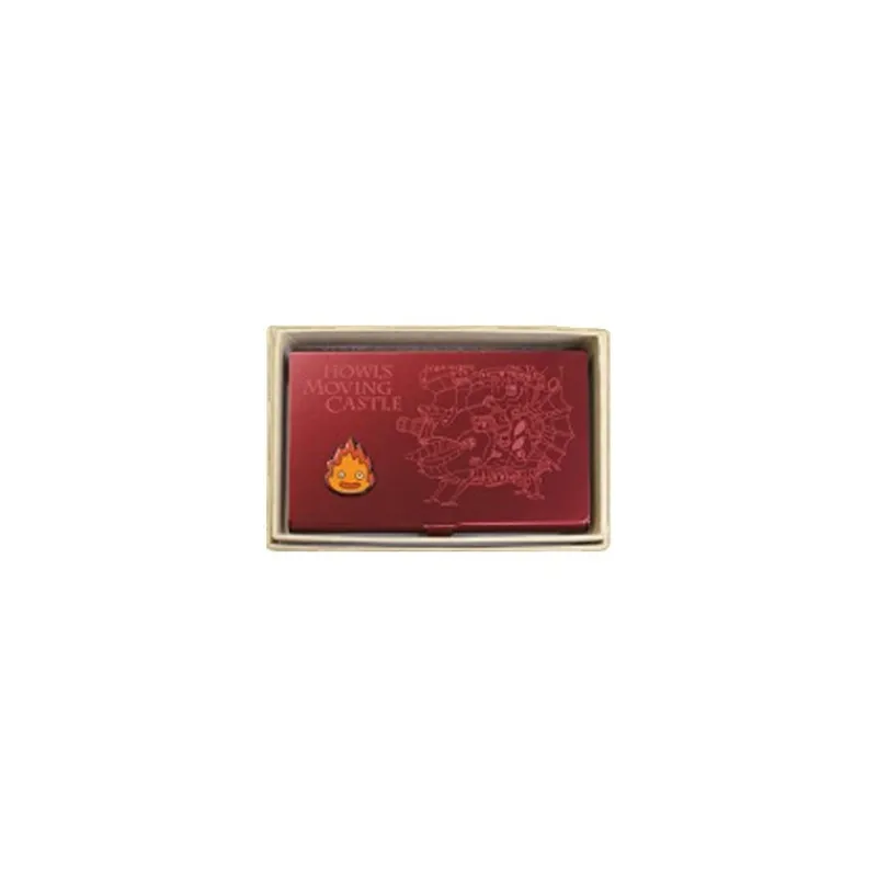 Maison Ghibli Metal Business Card Holder Calcifer - Howl'S Moving Castle | Accessories