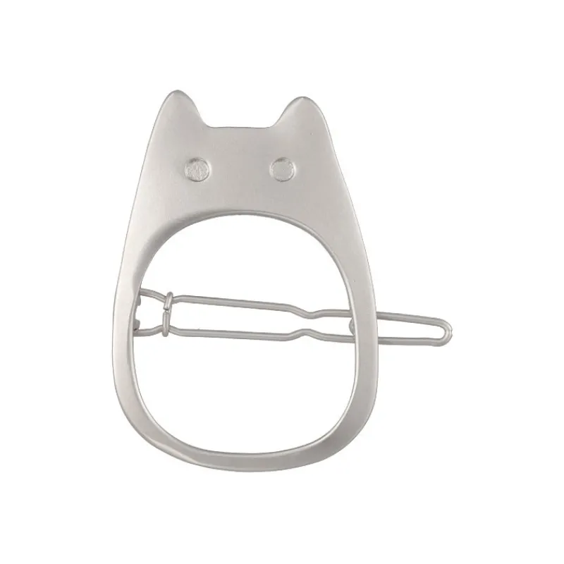 Maison Ghibli Metal Hair Clip White Totoro - My Neighbor Totoro | Jewellery